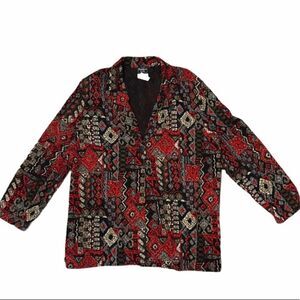 Southern Lady 1X Jacket Red, Black, Grey & Silver